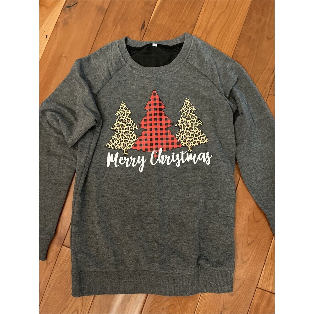 christmas sweatshirts for women Gray Size Medium (1CD)
